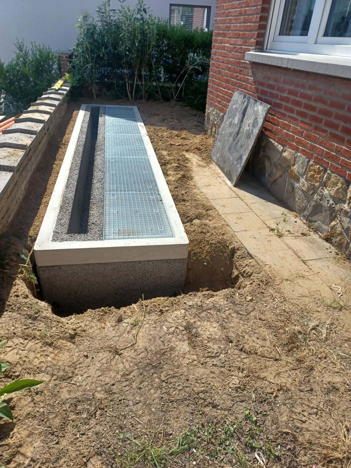 ZADI infiltratiekamer ingebouwd naast een woning