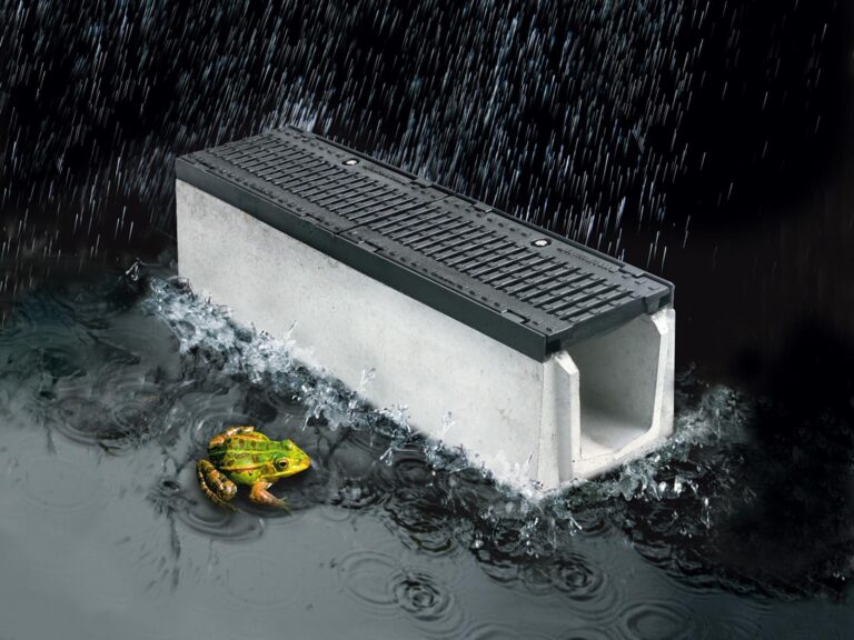 Hemelwater - Lijnafwatering - Lijnafwatering uit gewapend beton